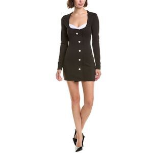 Colette Rose Womens Mini Dress, Black